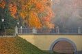 Fall in Niazvizh, Belarus Royalty Free Stock Photo