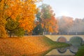 Fall in Niazvizh, Belarus Royalty Free Stock Photo