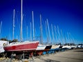 Sailboats In Dry-dock