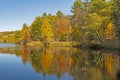 Fall Reflections on a Calm River