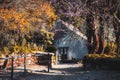 Fall scene: house in the countryside Royalty Free Stock Photo