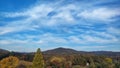 Fall season colors Ellijay Georgia Royalty Free Stock Photo