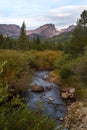 Fall Season descending on Rocky Mountain National Park Colorado Royalty Free Stock Photo