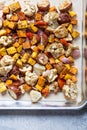 Fall seasonal roasted vegetables