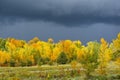 Fall Storm Clouds at High Cliff State Park. Sherwood, WI