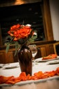 Fall Theme Wedding Reception Guest Table