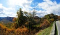 Fall Trees In The Blue Ridge Mountains Royalty Free Stock Photo