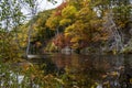 Fall Trees Show Splendor Over River