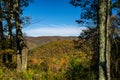 Fall View Bald Mountain in the Blue Ridge Mountains , Virginia, USA Royalty Free Stock Photo