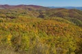 Autumn View of the Blue Ridge Mountains Royalty Free Stock Photo