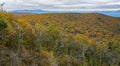 Fall View of the Blue Ridge Mountains, Virginia, USA Royalty Free Stock Photo