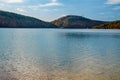 An Fall View Carvins Cove Reservoir, Roanoke, Virginia, USA Royalty Free Stock Photo