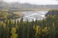 A Fall View of the Matanuska River Alaska Royalty Free Stock Photo