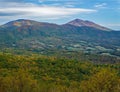 Fall View of the Peaks of Otter, Bedford County, Virginia, USA Royalty Free Stock Photo