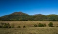 Panoramic View of the Peaks of Otter, Bedford County, Virginia, USA Royalty Free Stock Photo