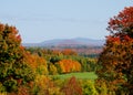 Fall Country Landscape in Brownington Vermont
