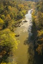 Autumn View of Roanoke River Gorge