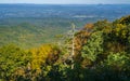 Autumn View of the Blue Ridge Mountains and Shenandoah Valley Royalty Free Stock Photo