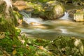 View of a Small Cascading Waterfall Royalty Free Stock Photo
