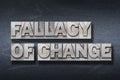 Fallacy of change den Royalty Free Stock Photo