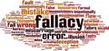 Fallacy word cloud