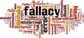 Fallacy word cloud