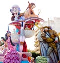 Fallas fest figures on Valencia province