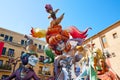 Fallas fest figures in Valencia traditional Spain