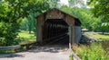 Fallasburg Covered Bridge in Kent County, Michigan Royalty Free Stock Photo