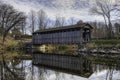 Fallasburg Covered Bridge in Michigan Royalty Free Stock Photo