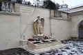 Fallen american soldiers monument Lviv