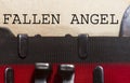 Fallen Angels concept in the bible