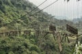 Fallen bridge in the mountains, Taiwan