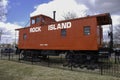 Fallen Flag Rock Island Caboose that commemorates the history of the Rock Island line