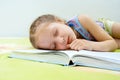 Falling asleep Royalty Free Stock Photo