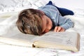 Falling asleep while reading