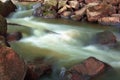 Falling blurred water Royalty Free Stock Photo