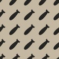 Falling bombs from the sky pattern Royalty Free Stock Photo