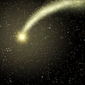 The falling comet Royalty Free Stock Photo