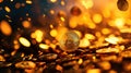 Falling cryptocurrency prices shown with Bitcoin value drop