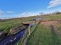 Bridge over the hot stream outlet at River Trent Royalty Free Stock Photo