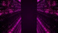 Falling dust loopable background. Violet color