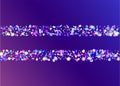 Falling Effect. Hologram Tinsel. Violet Blur Glitter. Glitter Ar Royalty Free Stock Photo