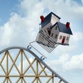 Falling Home Prices Royalty Free Stock Photo