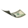 falling hundred dollar bills united states money, transparent image