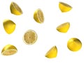 Falling lemons