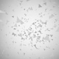 Falling paper background. Pieces explosion