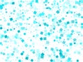 Falling rhombus shapes pattern. Light azure