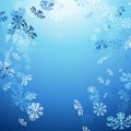 Falling snow abstract winter background Royalty Free Stock Photo
