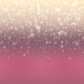 Falling Snow Background. Abstract Snowflake Pattern. Royalty Free Stock Photo